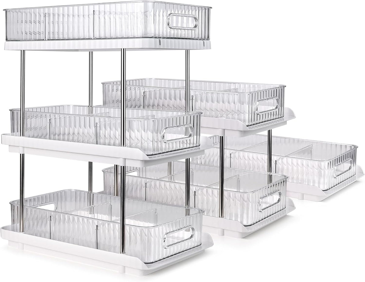 3-Tier under Sink Organizer – Pull-Out Storage for Kitchen & Bathroom