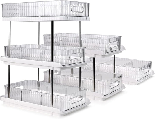 3-Tier under Sink Organizer – Pull-Out Storage for Kitchen & Bathroom
