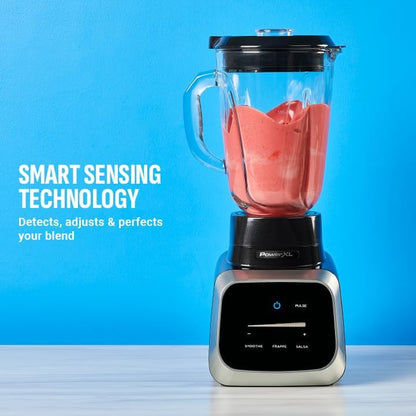 Smart Pro Blender, BL6018, Smart Sensing Technology for Smooth Blends, Frappés, Salsas, 1800 Watts & 68 Oz. Glass Pitcher