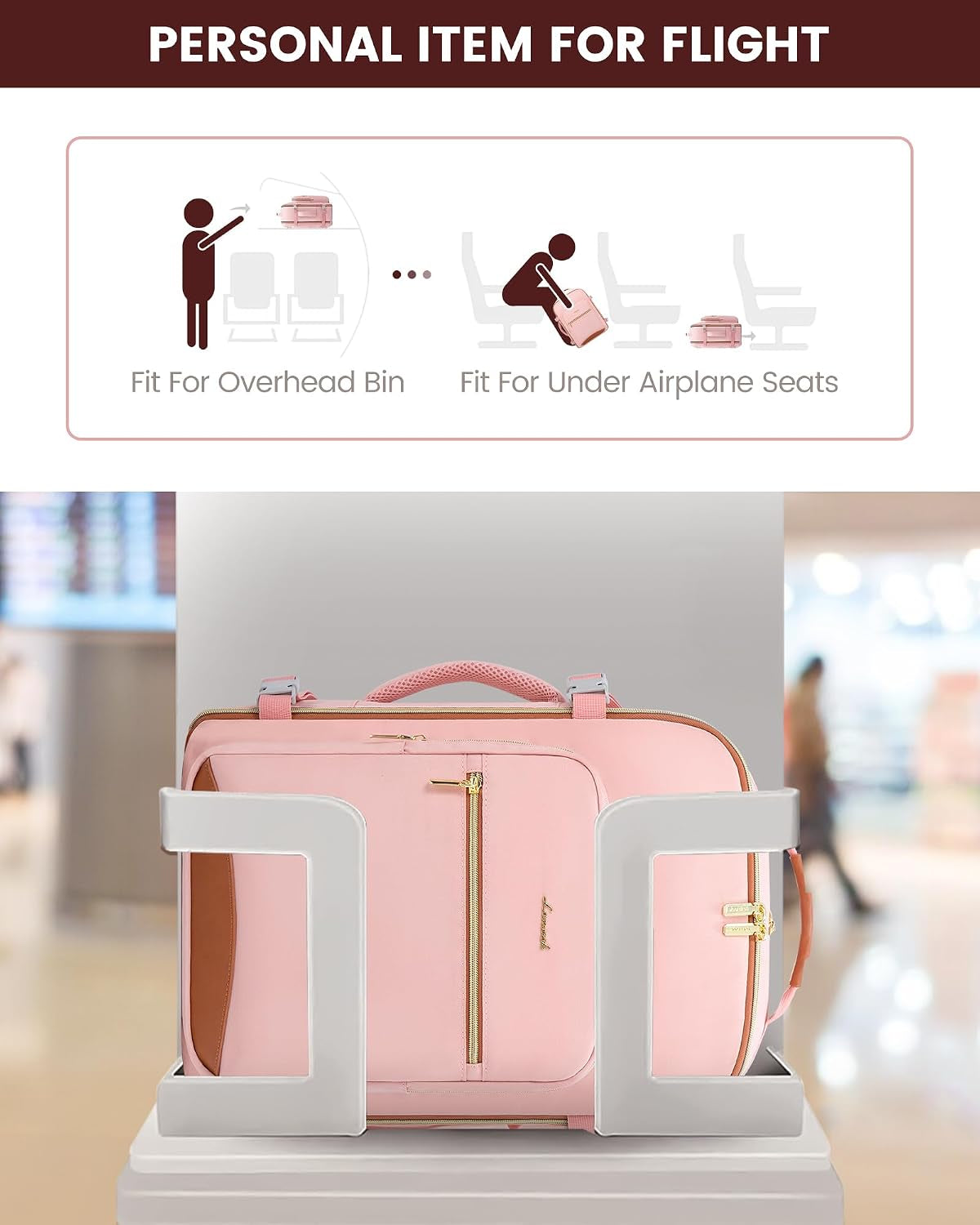 40L Travel Backpack Flight Approved Carry on Backpack,3 Packing Cubes,Waterproof Personal Item Travel Bag,Tsa Carry on Luggage Suitcase Travel Essentials,Gifts for Women & Men,Fits 17" Laptop