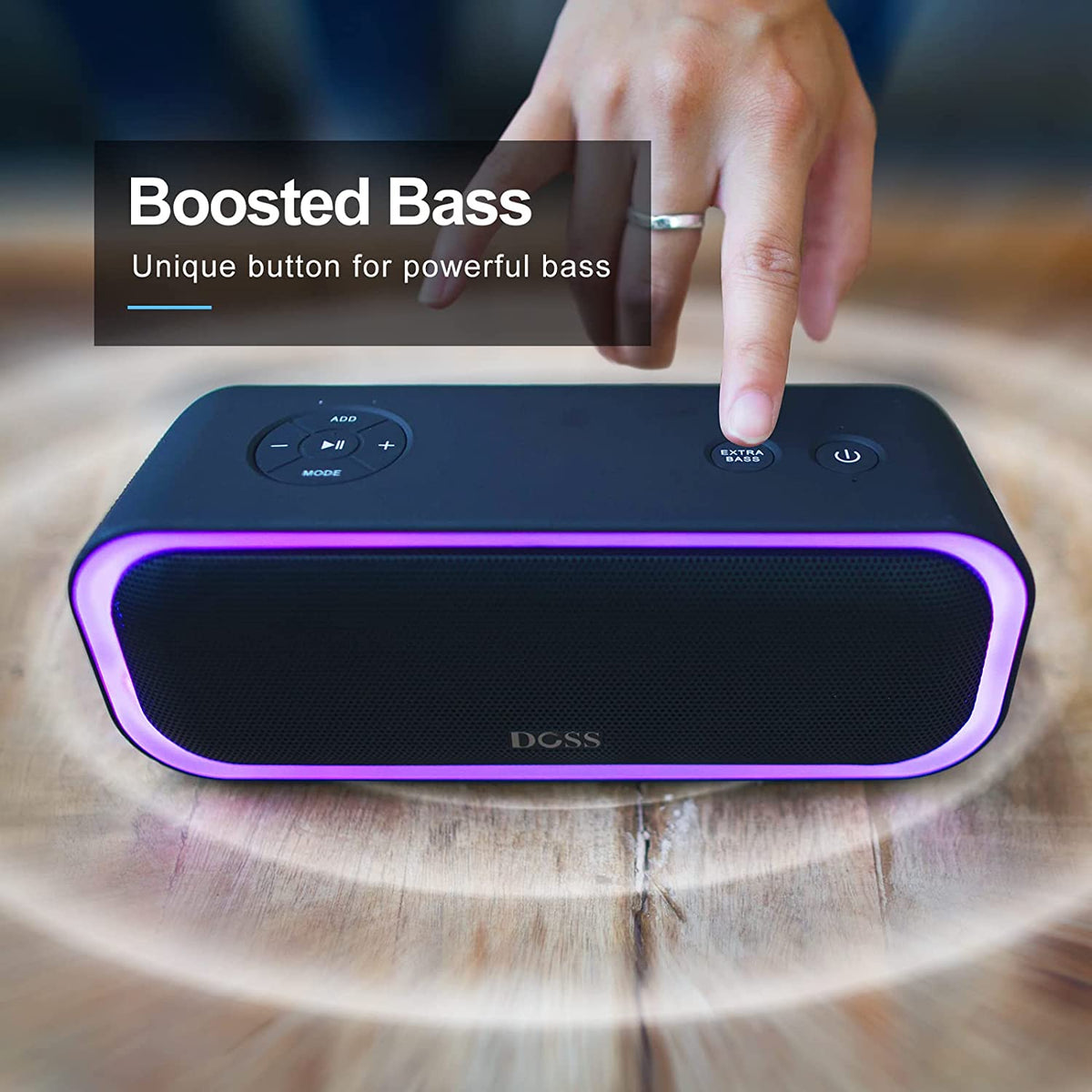 Soundbox Pro Bluetooth Speaker, 20W Stereo Sound, Active Extra Bass