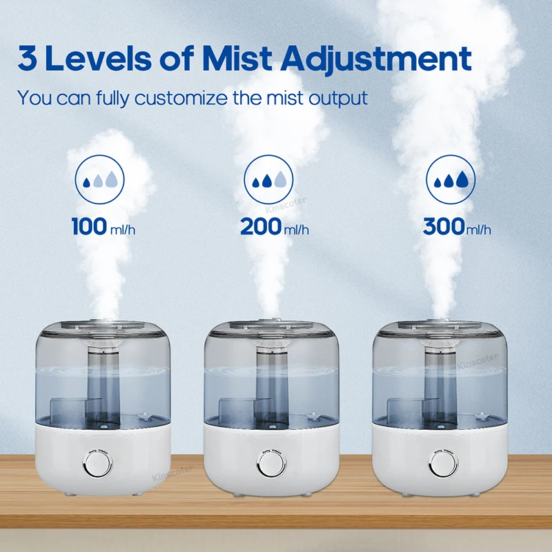 3L Air Humidifier Professional Large Capacity Home Humidifier Plant Mist Aroma Diffuser with Remote Control Timer