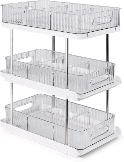 3-Tier under Sink Organizer – Pull-Out Storage for Kitchen & Bathroom