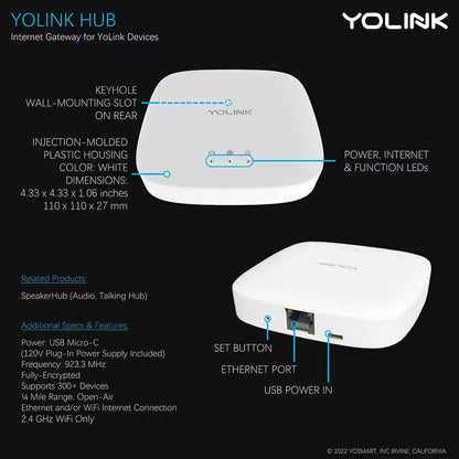 Hub Central Controller Only for Smart Home Devices, 1/4 Mile Range Smart Hub Lora Enabled Smart Home Automation Hub