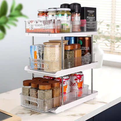 3-Tier under Sink Organizer – Pull-Out Storage for Kitchen & Bathroom