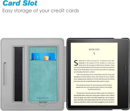 Stand Case for 7" Kindle Oasis 10Th/9Th Gen 2019/2017, Turquoise
