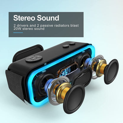 Soundbox Pro Bluetooth Speaker, 20W Stereo Sound, Active Extra Bass