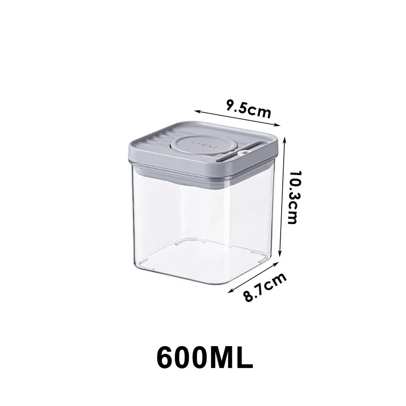 Airtight Pop Food Containers Bpa-Free Stackable Air Tight Pantry Storage Containers Ideal for Storage Cereal Snack Flour Sugar
