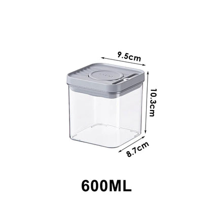 Airtight Pop Food Containers Bpa-Free Stackable Air Tight Pantry Storage Containers Ideal for Storage Cereal Snack Flour Sugar