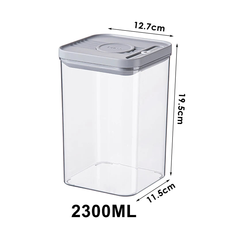 Airtight Pop Food Containers Bpa-Free Stackable Air Tight Pantry Storage Containers Ideal for Storage Cereal Snack Flour Sugar