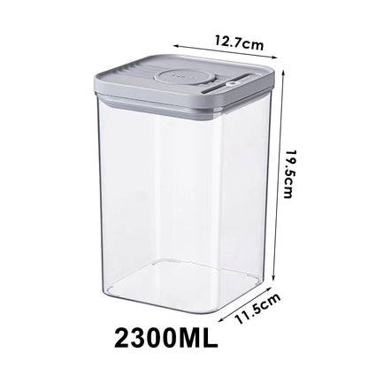 Airtight Pop Food Containers Bpa-Free Stackable Air Tight Pantry Storage Containers Ideal for Storage Cereal Snack Flour Sugar