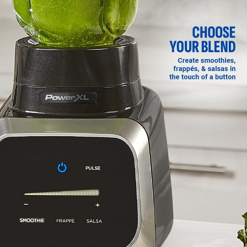 Smart Pro Blender, BL6018, Smart Sensing Technology for Smooth Blends, Frappés, Salsas, 1800 Watts & 68 Oz. Glass Pitcher