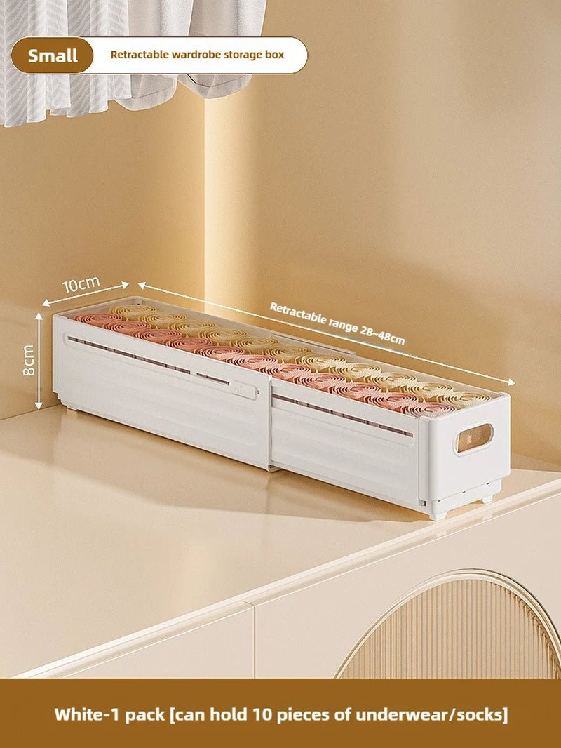 Adjustable Clothes Storage Box Closet Organizer Categorized Clothing Organizer Kitchen Cabinet Storage Bin Home Organizer - Avreyla