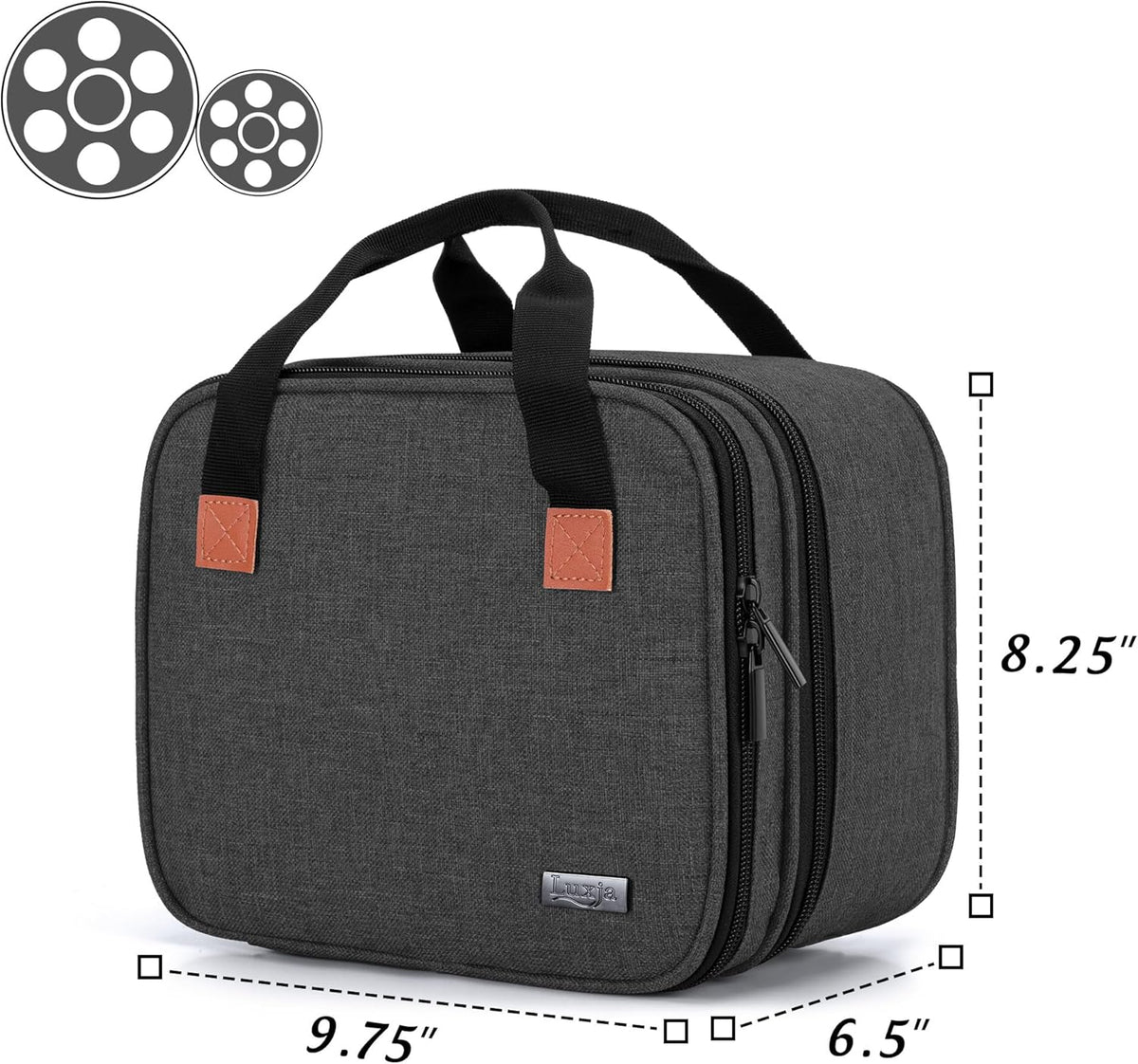 Carrying Bag Compatible with DR.J Mini Projector, Black