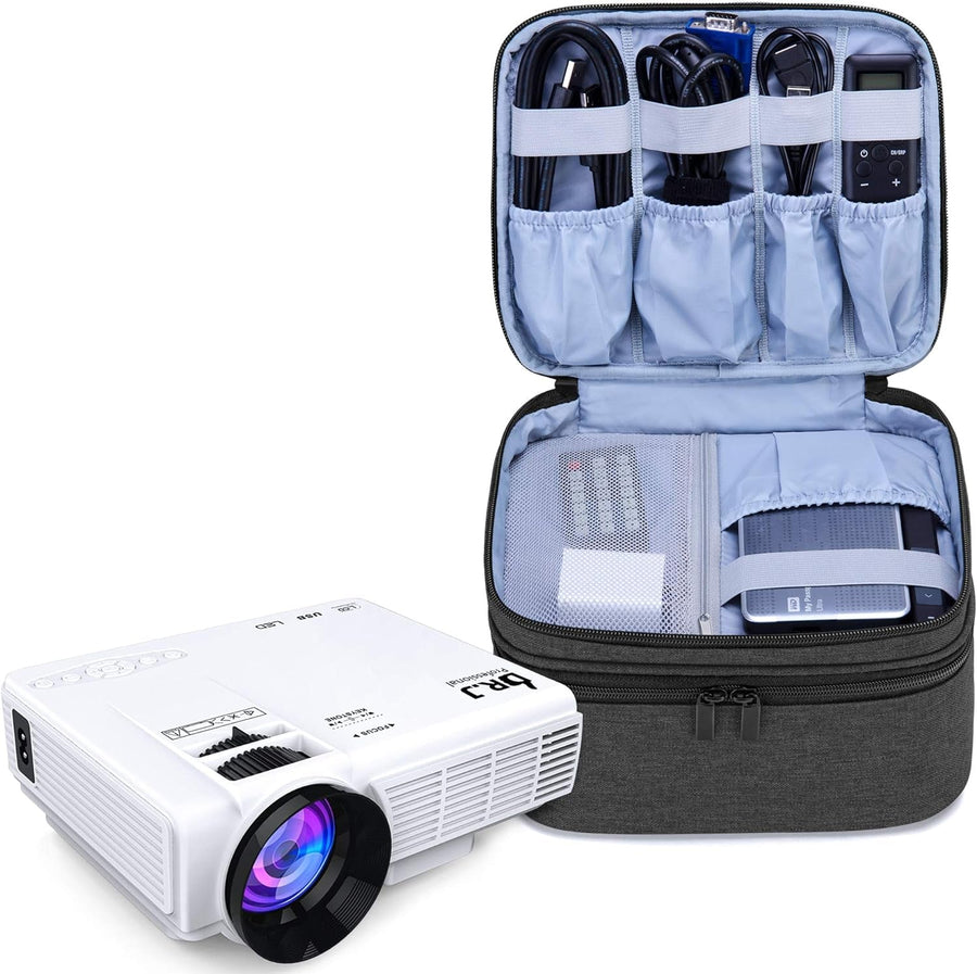 Carrying Bag Compatible with DR.J Mini Projector, Black - Avreyla
