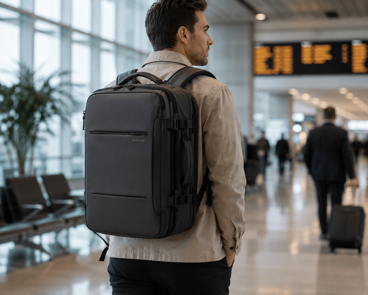 Expandable Travel Backpack for 17.3" Laptop – Carry-On Backpack - Avreyla